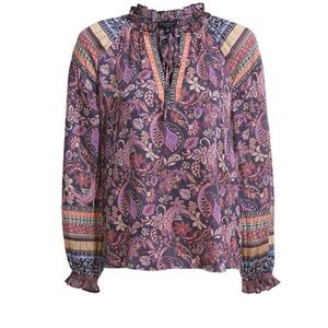 Current air paisley top